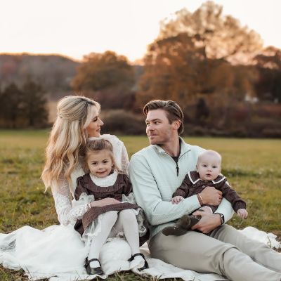 Josh with his wife and two children; Reese and Jack.